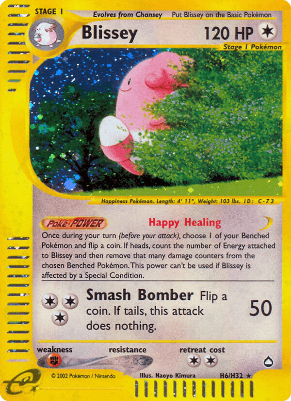 Blissey — Aquapolis H6/182
