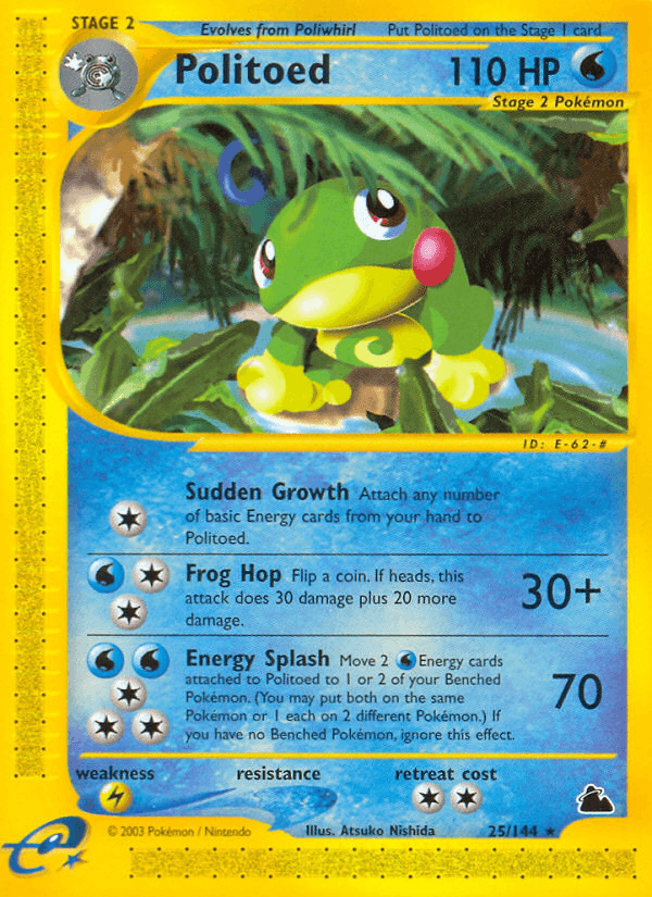 Politoed — Skyridge 25/182