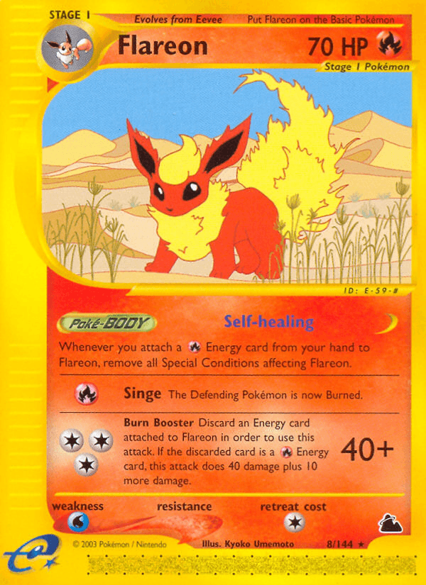 Flareon — Skyridge 8/182