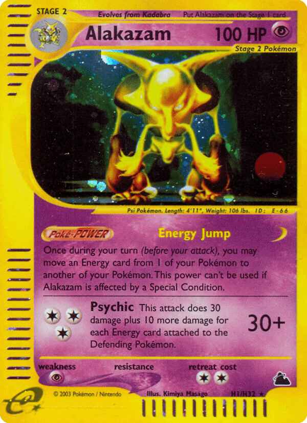 Alakazam — Skyridge H1/182