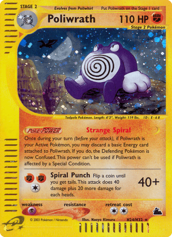 Poliwrath — Skyridge H24/182