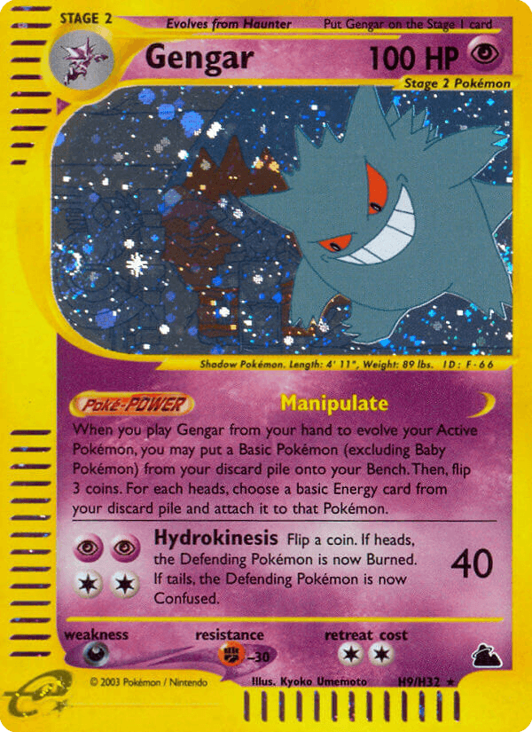 Gengar — Skyridge H9/182
