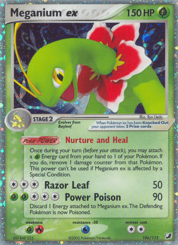 Meganium ex — EX Unseen Forces 106/115