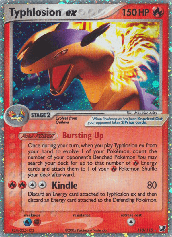 Typhlosion ex — EX Unseen Forces 110/115