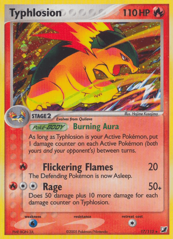 Typhlosion — EX Unseen Forces 17/115