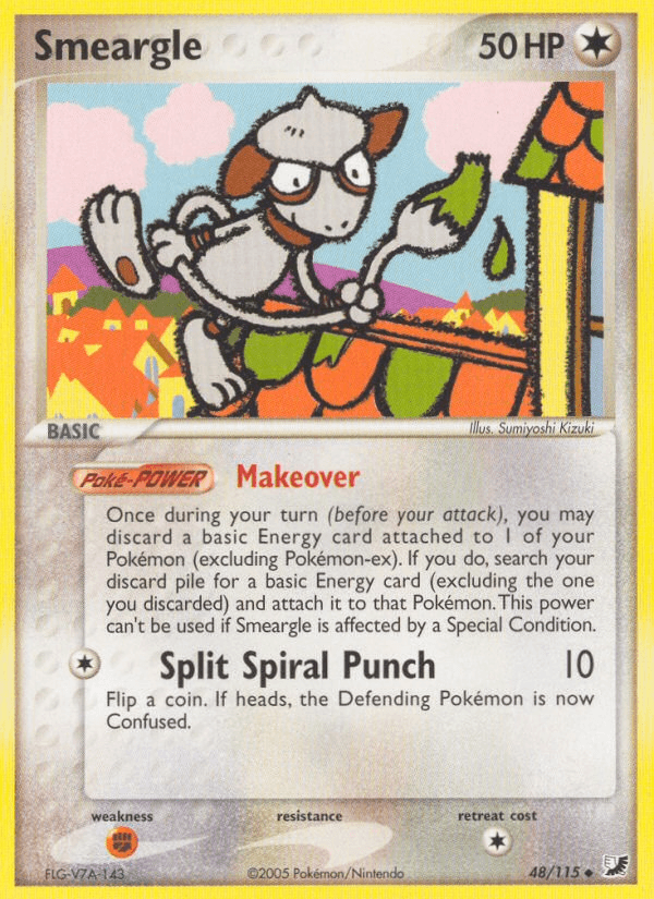 Smeargle — EX Unseen Forces 48/115
