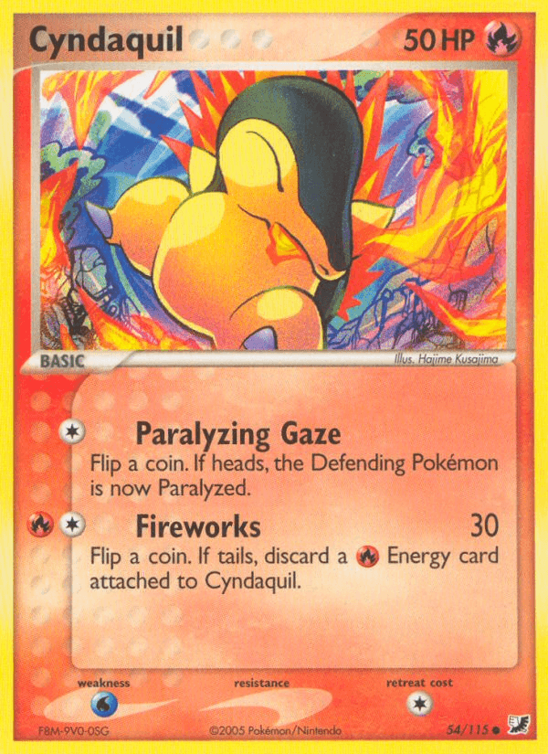 Cyndaquil — EX Unseen Forces 54/115