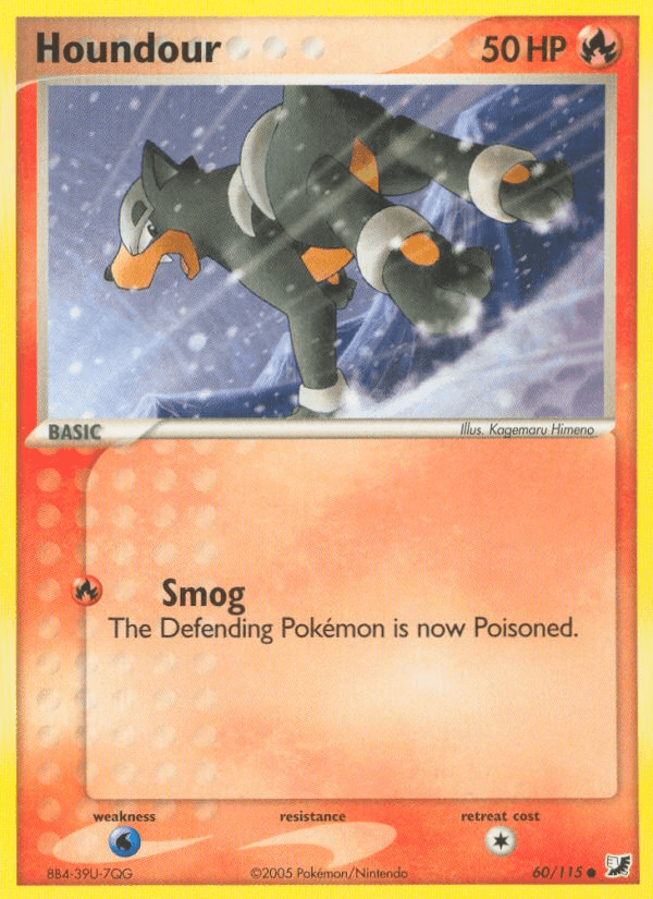 Houndour — EX Unseen Forces 60/115