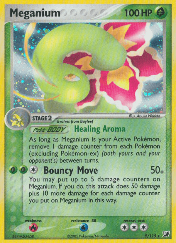 Meganium — EX Unseen Forces 9/115