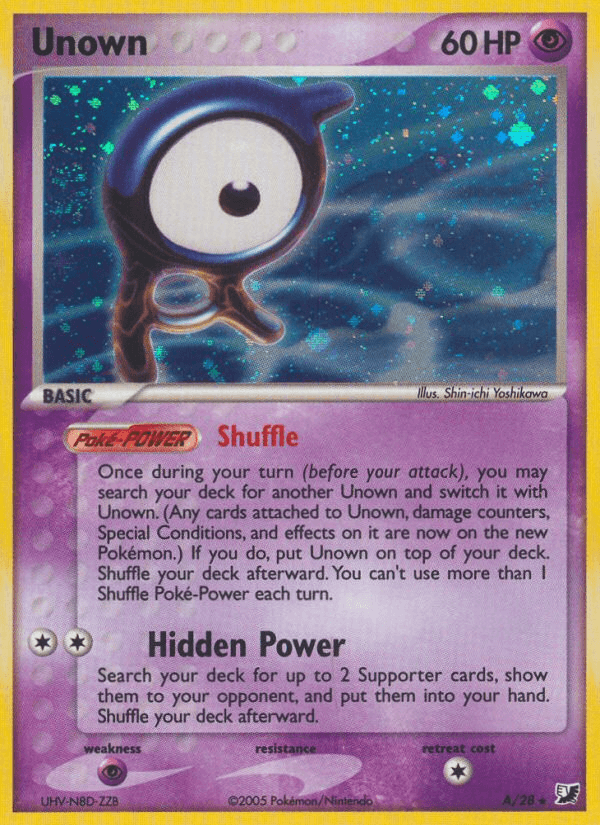 Unown — EX Unseen Forces A/115