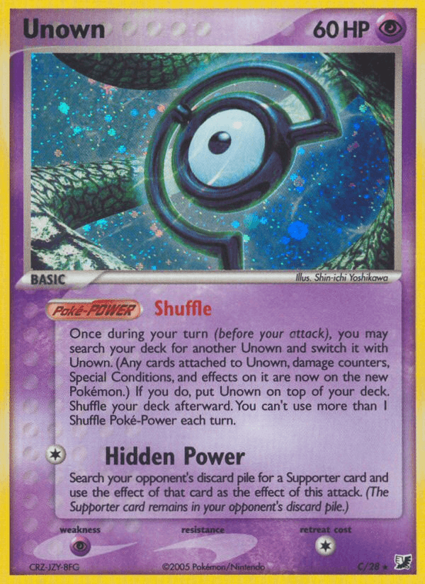 Unown — EX Unseen Forces C/115