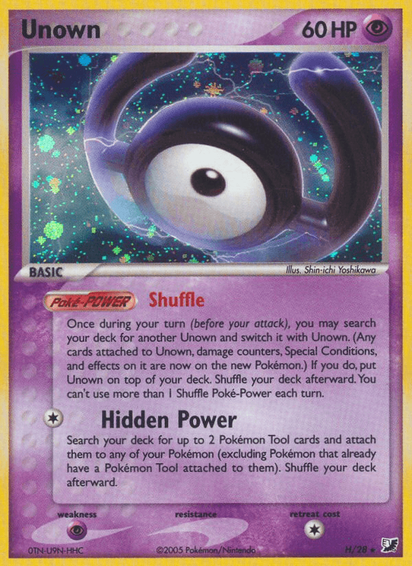 Unown — EX Unseen Forces H/115