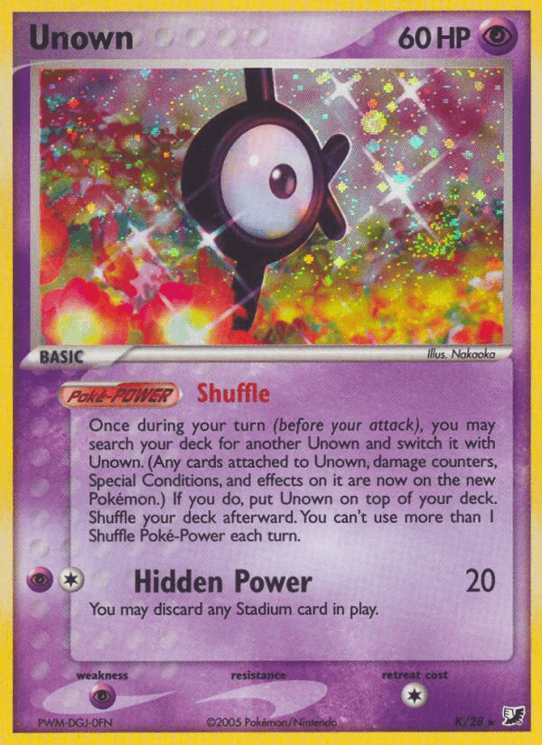 Unown — EX Unseen Forces K/115