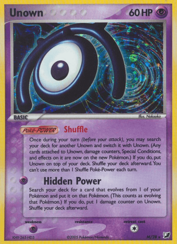 Unown — EX Unseen Forces M/115