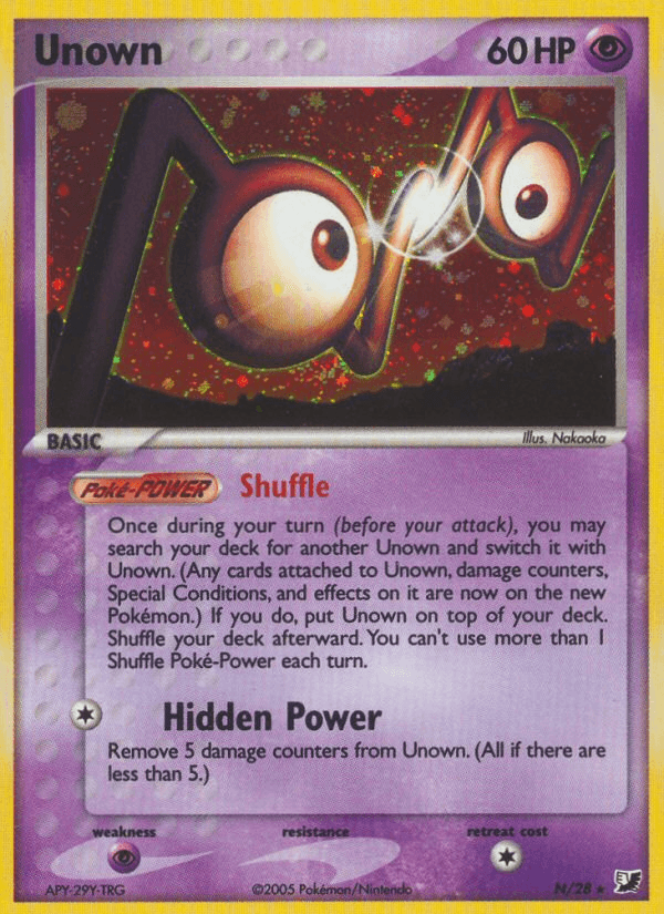 Unown — EX Unseen Forces N/115