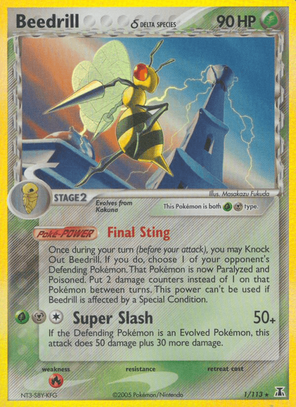 Beedrill δ — EX Delta Species 1/113