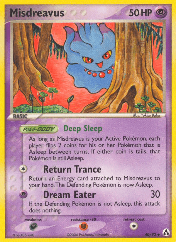 Misdreavus — EX Legend Maker 40/92