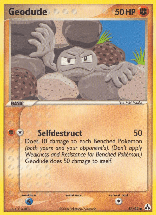Geodude — EX Legend Maker 53/92