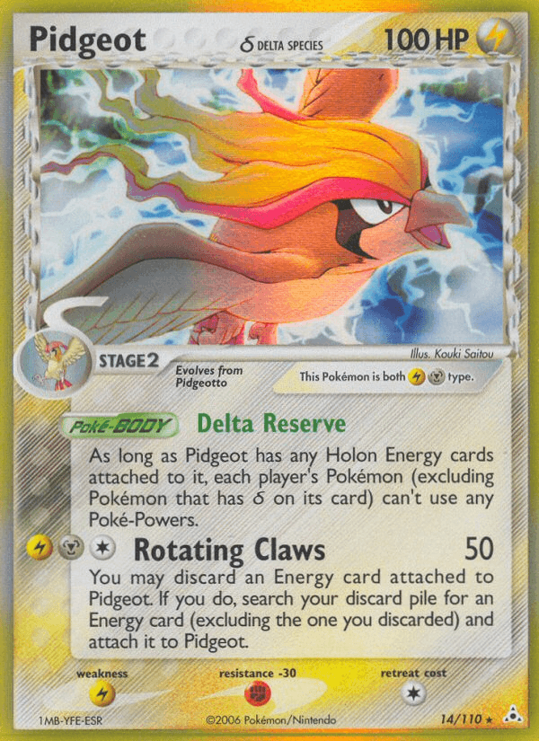 Pidgeot δ — EX Holon Phantoms 14/110