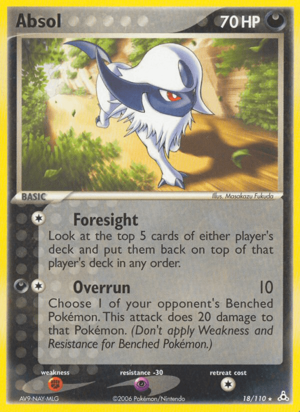 Absol — EX Holon Phantoms 18/110