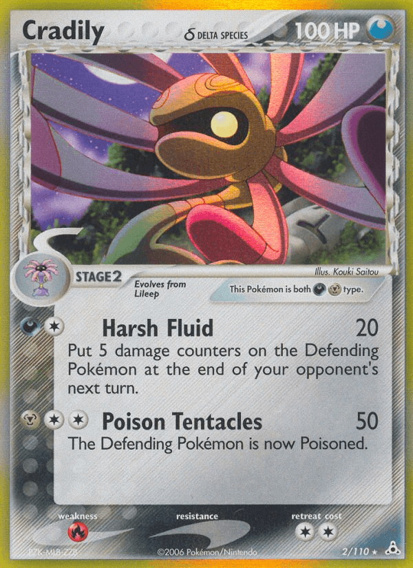 Cradily δ — EX Holon Phantoms 2/110
