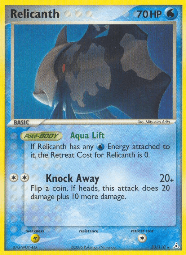 Relicanth — EX Holon Phantoms 30/110