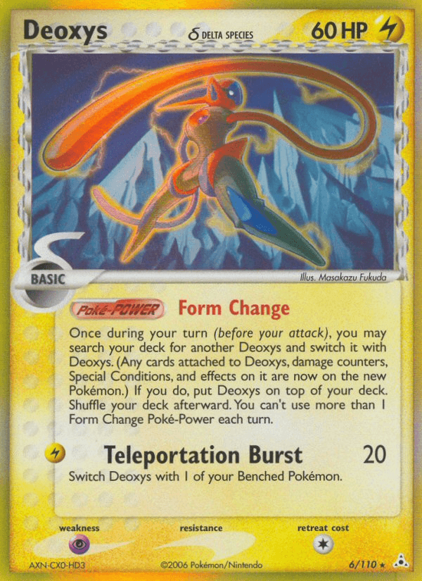 Deoxys δ — EX Holon Phantoms 6/110
