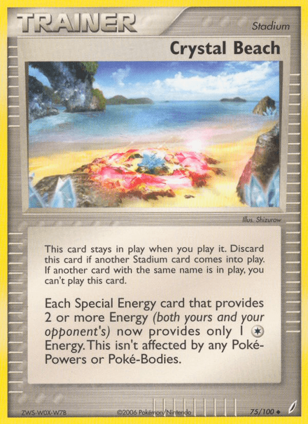 Crystal Beach — EX Crystal Guardians 75/100