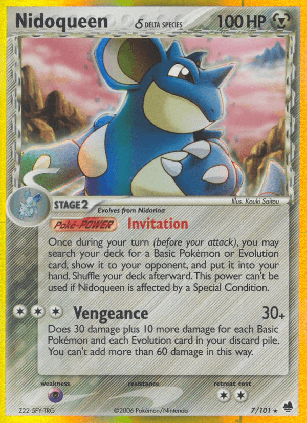 Nidoqueen δ — EX Dragon Frontiers 7/101