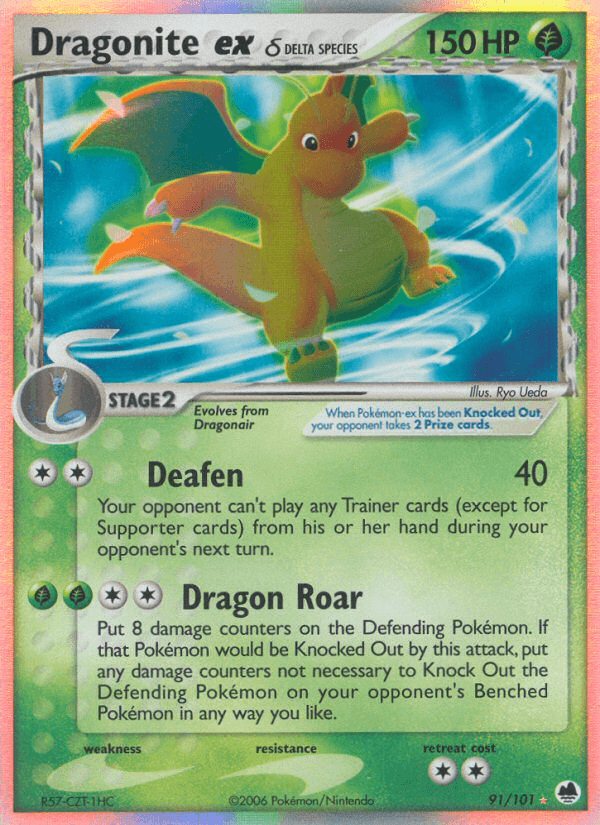 Dragonite ex δ — EX Dragon Frontiers 91/101
