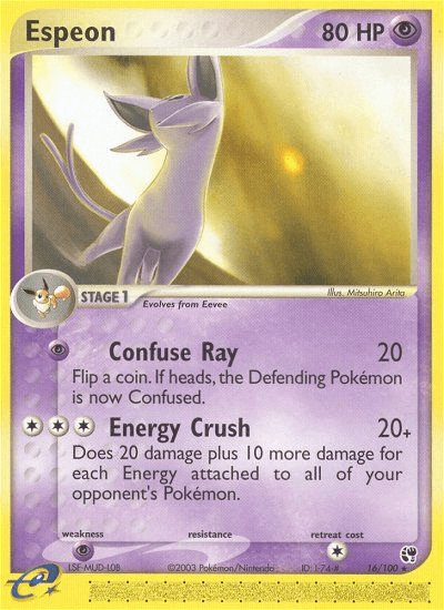 Espeon — EX Sandstorm 16/100