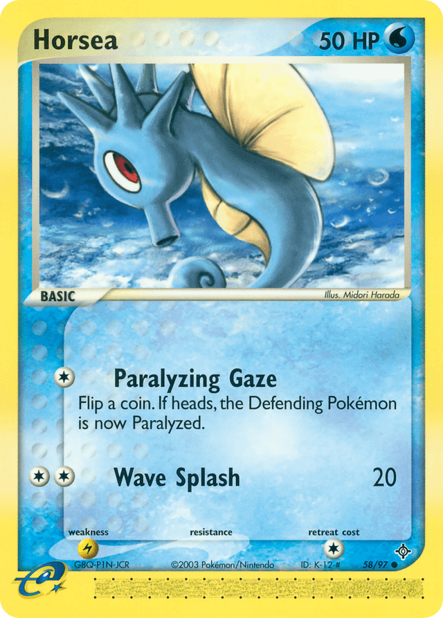 Horsea — EX Dragon 58/97