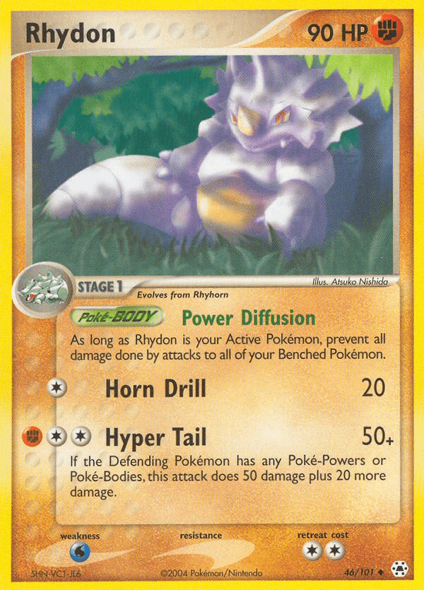 Rhydon — EX Hidden Legends 46/101