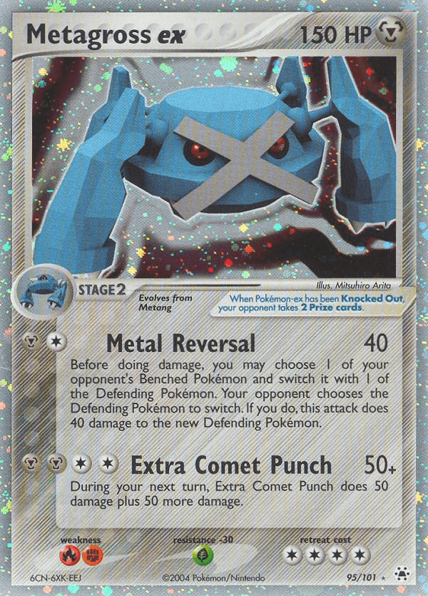 Metagross ex — EX Hidden Legends 95/101
