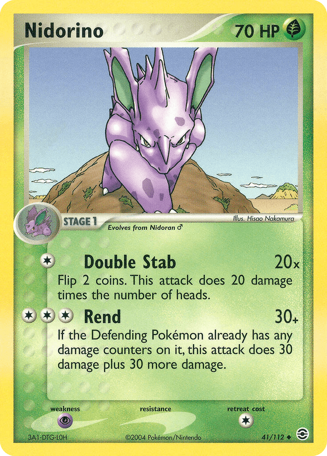 Nidorino — EX FireRed & LeafGreen 41/112
