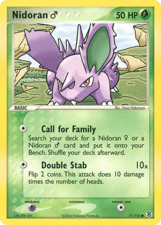 Nidoran ♂ — EX FireRed & LeafGreen 71/112