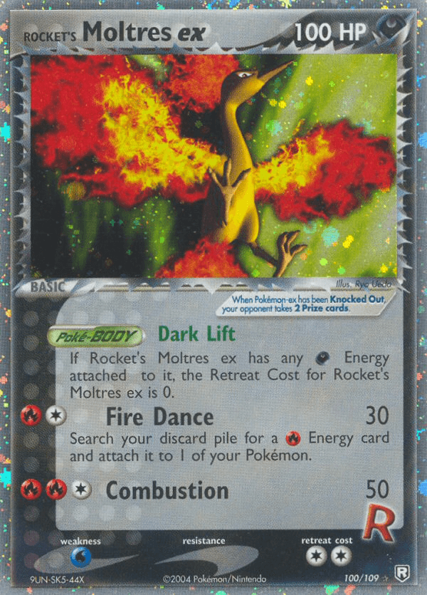 Rocket's Moltres ex — EX Team Rocket Returns 100/109