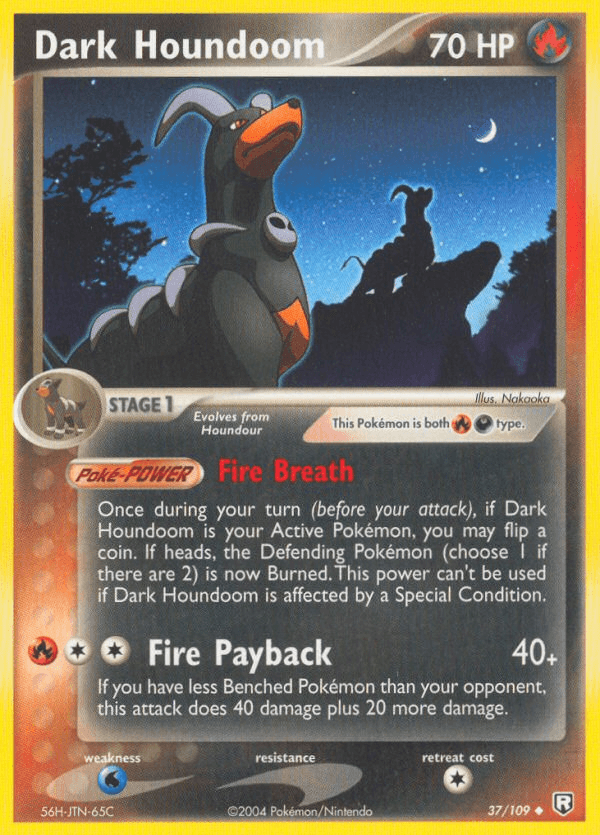 Dark Houndoom — EX Team Rocket Returns 37/109