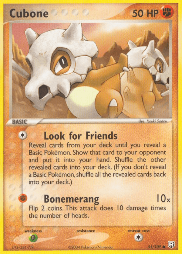 Cubone — EX Team Rocket Returns 51/109