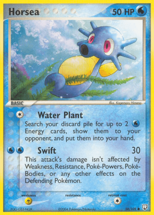 Horsea — EX Team Rocket Returns 58/109