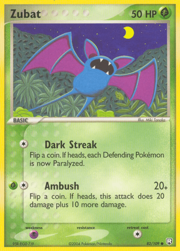 Zubat — EX Team Rocket Returns 82/109
