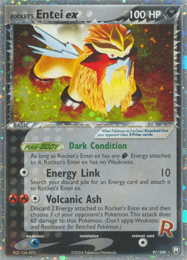 Rocket's Entei ex — EX Team Rocket Returns 97/109