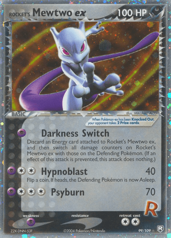 Rocket's Mewtwo ex — EX Team Rocket Returns 99/109