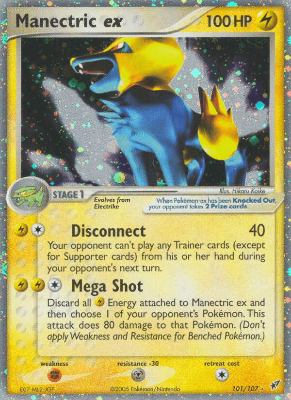 Manectric ex — EX Deoxys 101/107