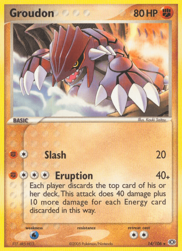 Groudon — EX Emerald 14/106