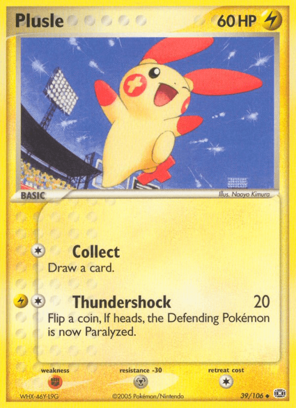 Plusle — EX Emerald 39/106