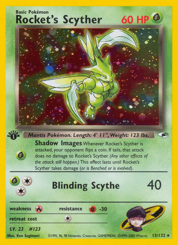 Rocket's Scyther — Gym Heroes 13/132