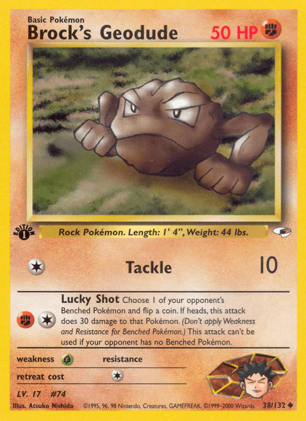 Brock's Geodude — Gym Heroes 38/132