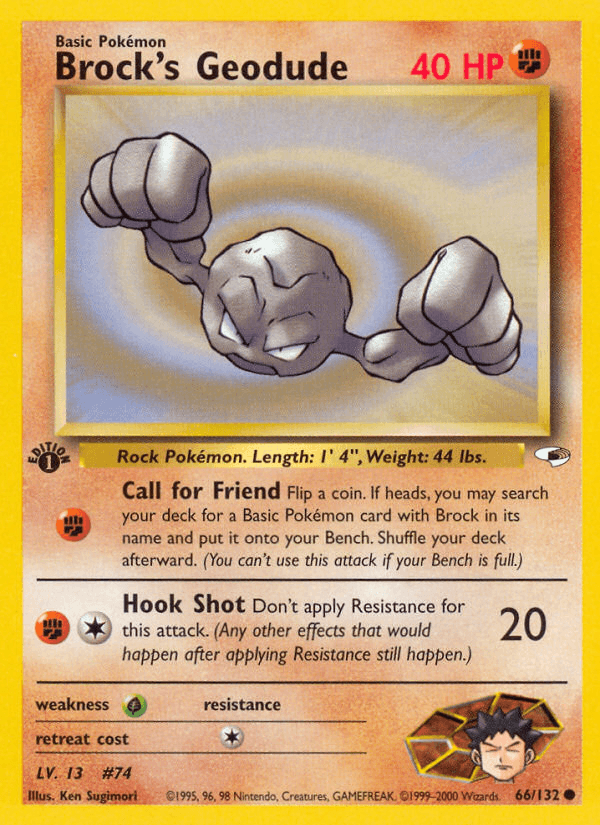 Brock's Geodude — Gym Heroes 66/132