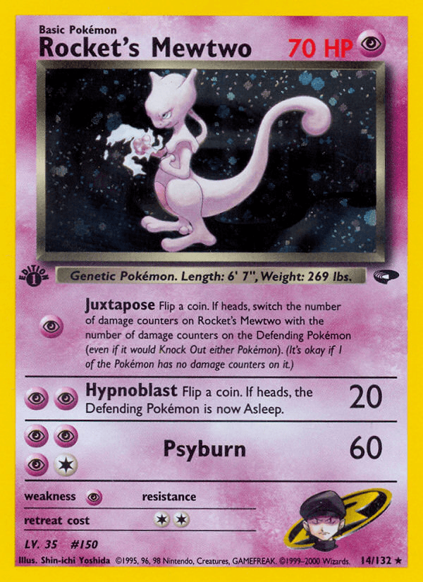 Rocket's Mewtwo — Gym Challenge 14/132